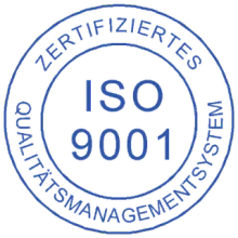 ISO 9001 zertifiziert